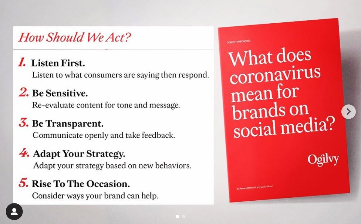 اقدامات برندها در زمان کرونا